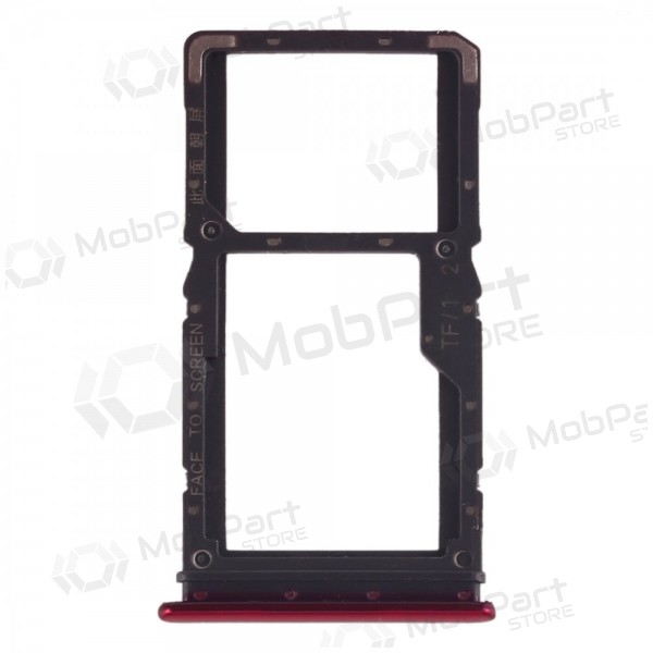 Xiaomi Redmi Note 7 SIM korthållare (röd)