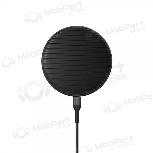 Trådlös laddare Devia Aurora Ultra-Slim 15W (svart)