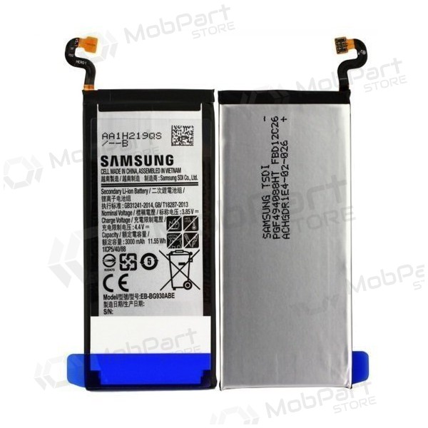 Samsung G930F Galaxy S7 (EB-BG930ABE) batteri / ackumulator (3000mAh) (service pack) (original)