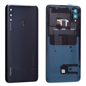 Huawei Honor 10 Lite baksida / batterilucka svart (Midnight Black) (begagnad grade C, original)
