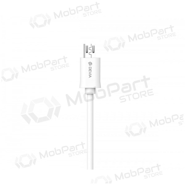 USB kabel Devia Smart microUSB 2.0m (vit)