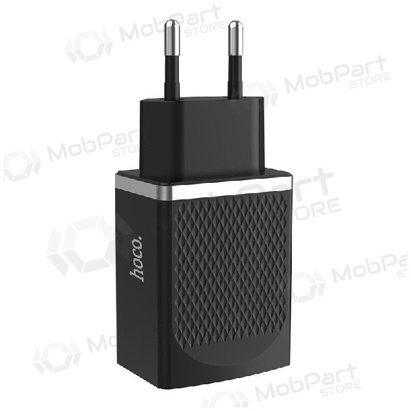 Laddare HOCO C42A Vast power QC3.0 USB 18W (3.6V-6.5V/3A, 6.6V-9V/2A, 9.1V-12V/1.5A) (svart)