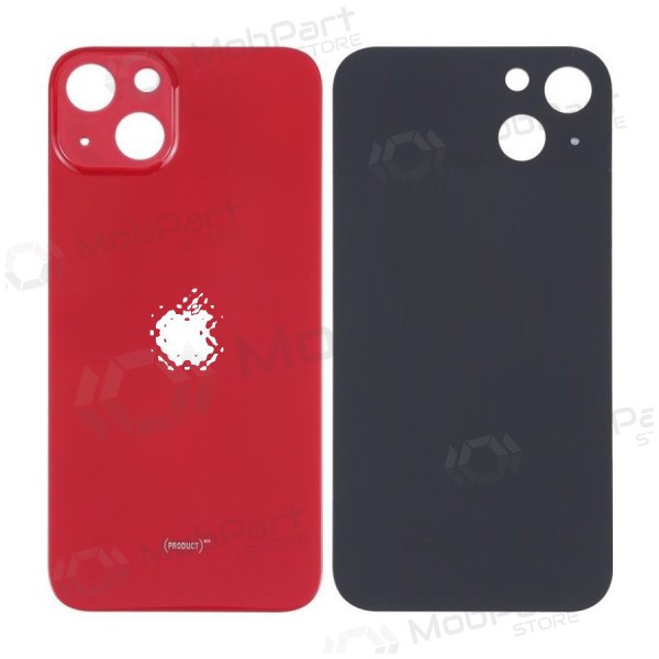 Apple iPhone 13 baksida / batterilucka (röd) (bigger hole for camera)