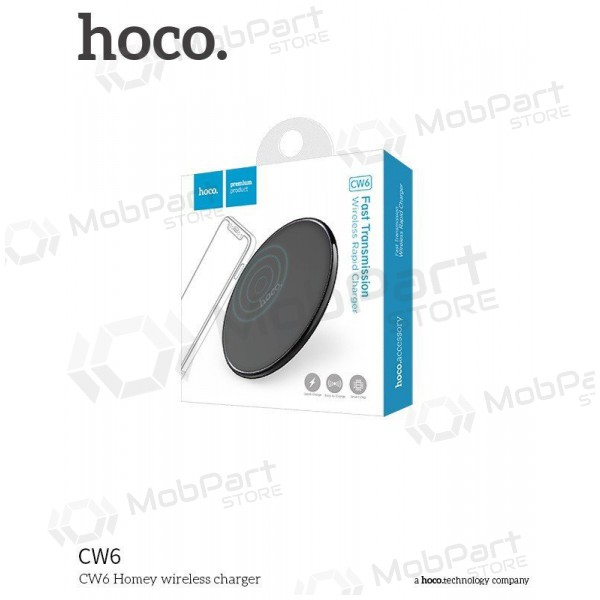 Trådlös laddare HOCO CW6 (svart) Trådlös laddare HOCO CW6 (svart)