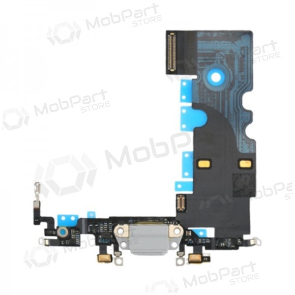 Apple iPhone 8 / SE 2020 laddarkontakt och mikrofon med flex vit (šviesiai grå) Apple iPhone 8 / SE 2020 laddarkontakt och mikrofon med flex vit (šviesiai grå)