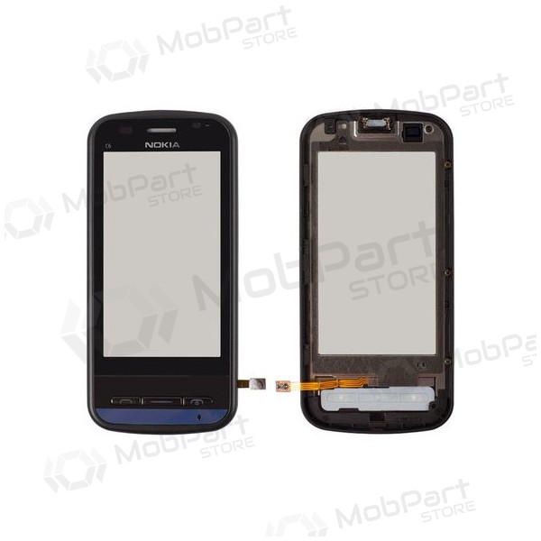Nokia c6-00 pekskärm (svart)