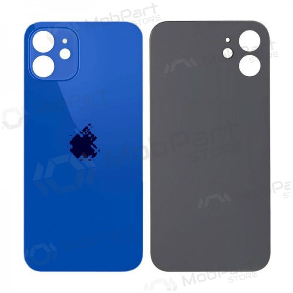Apple iPhone 12 baksida / batterilucka (blå) (bigger hole for camera)
