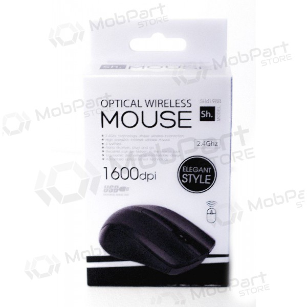 PC-mus SH419 trådlös (svart)