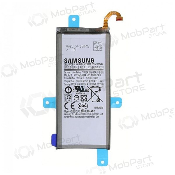 Samsung A600 Galaxy A6 2018 / J600 Galaxy J6 2018 (EB-BJ800ABE) batteri / ackumulator (3000mAh) (service pack) (original)