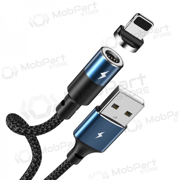 USB kabel REMAX Magnetic lightning 1.2m (3A) (svart)