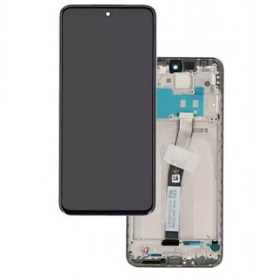 Xiaomi Redmi 10 2022 skärm (svart) (med ram) (service pack) (original)