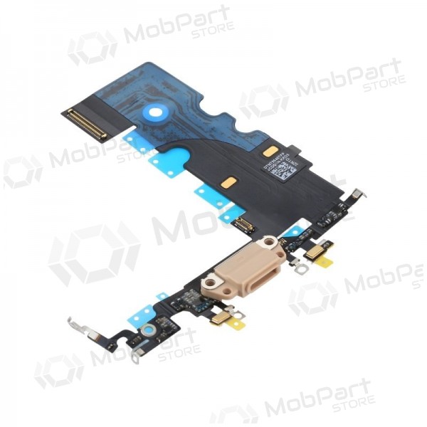 Apple iPhone 8 / SE 2020 laddarkontakt och mikrofon med flex (guld) Apple iPhone 8 / SE 2020 laddarkontakt och mikrofon med flex (guld)