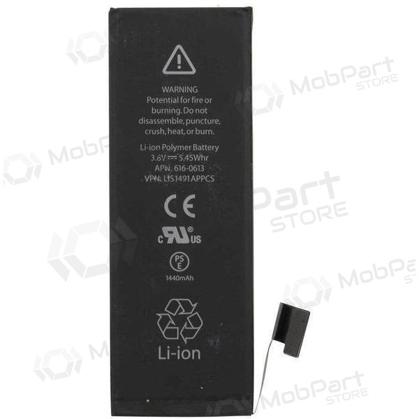 Apple iPhone 5 batteri / ackumulator (1440mAh) - Premium Apple iPhone 5 batteri / ackumulator (1440mAh) - Premium
