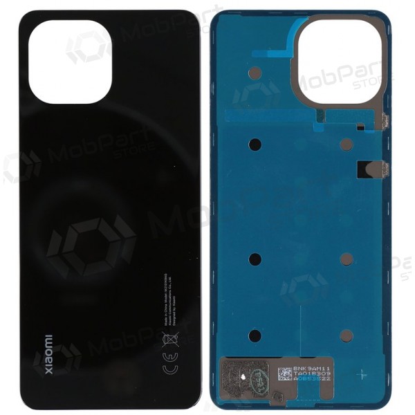 Galinis dangtelis Xiaomi Mi 11 Lite 4G/Mi 11 Lite 5G/11 Lite 5G NE Truffle (Boba) Black original (service pack)
