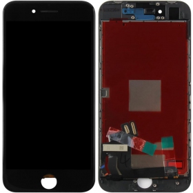 Apple iPhone 8 / SE 2020 skärm (svart) (refurbished, original)