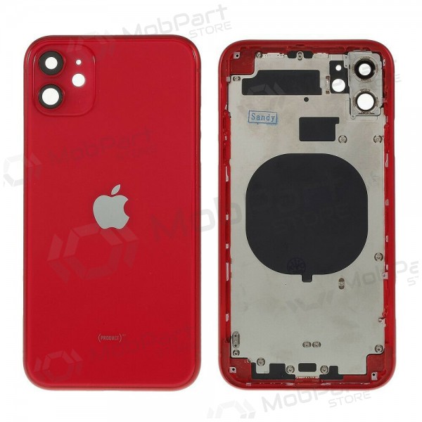 Apple iPhone 11 baksida / batterilucka (röd) full