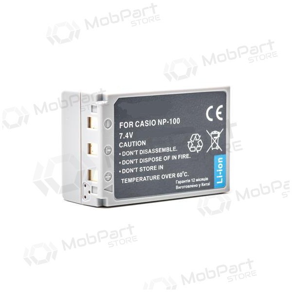 Casio NP-100 foto batteri / ackumulator