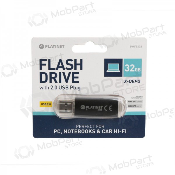 USB-minne Platinet 32GB USB 2.0
