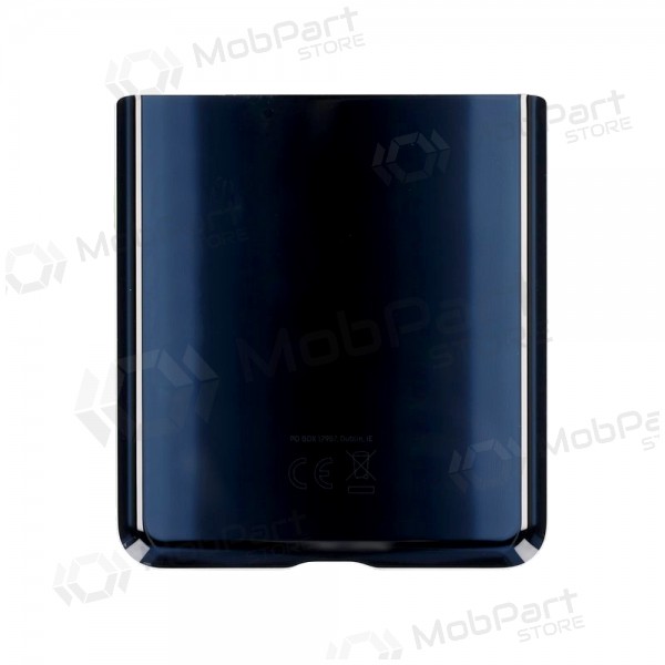 Samsung F700 Galaxy Z Flip baksida / batterilucka (svart) (begagnad grade A, original)