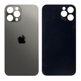 Apple iPhone 12 Pro Max baksida / batterilucka (svart) (bigger hole for camera)
