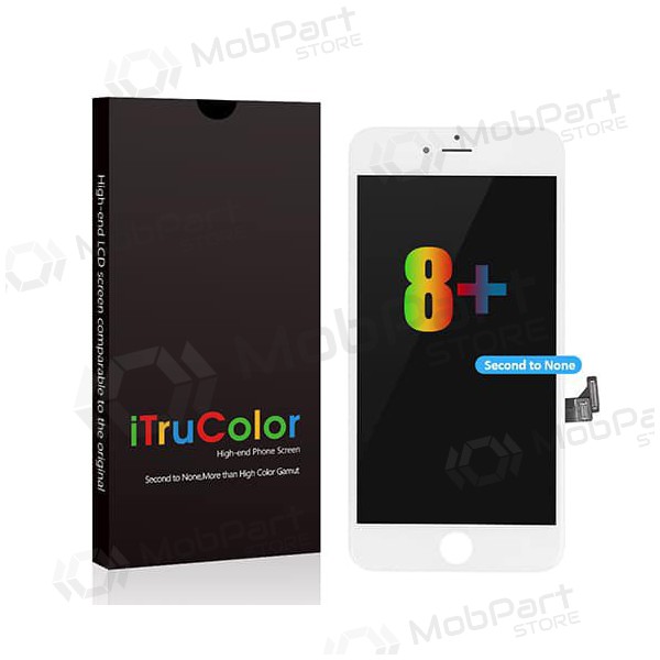 Apple iPhone 8 Plus skärm (vit) (Premium) Apple iPhone 8 Plus skärm (vit) (Premium)
