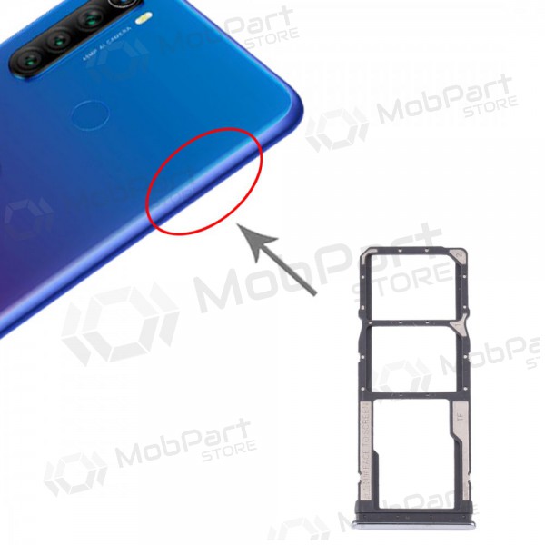 Xiaomi Redmi Note 8 / Redmi Note 8 2021 SIM korthållare vit (Moonlight White) Xiaomi Redmi Note 8 / Redmi Note 8 2021 SIM korthållare vit (Moonlight White)