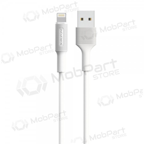 USB kabel Borofone BX1 Lightning 1.0m (vit)