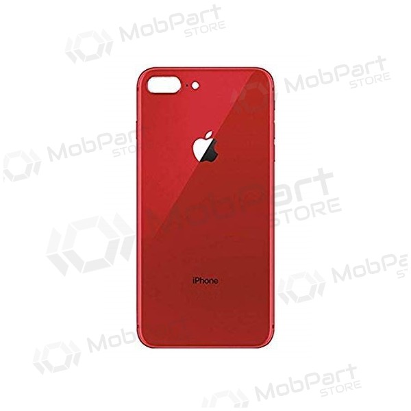 Apple iPhone 8 Plus baksida / batterilucka (röd) (bigger hole for camera)