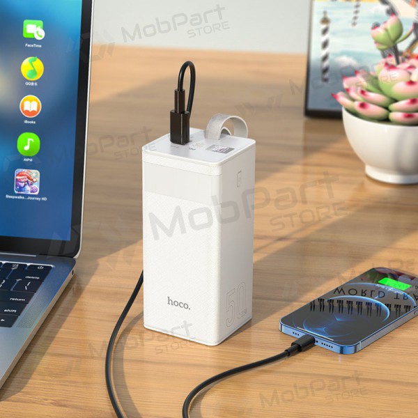Powerbank Power Bank Hoco J86A 22.5W Quick Charge 3.0 50000mAh vit Powerbank Power Bank Hoco J86A 22.5W Quick Charge 3.0 50000mAh vit