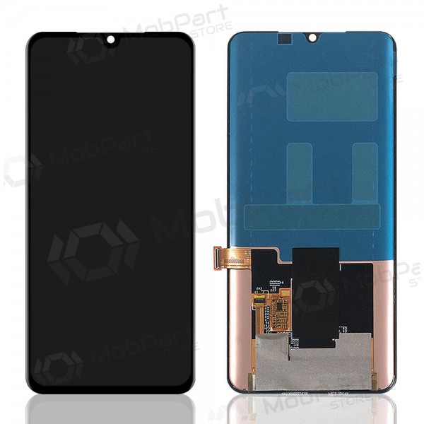 Xiaomi Mi Note 10 / Mi Note 10 Pro / Mi Note 10 Lite skärm (svart) (OLED) - Premium