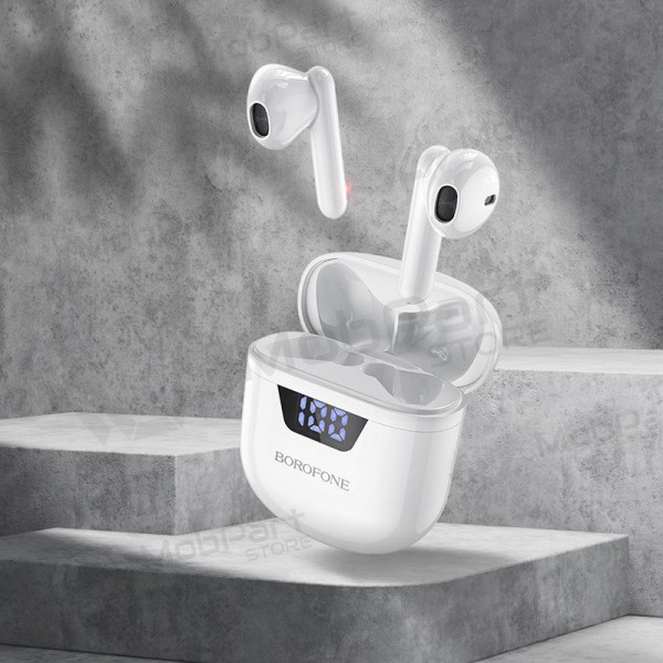 Trådlös headset Borofone BW05 Pure TWS (vit) Trådlös headset Borofone BW05 Pure TWS (vit)