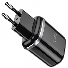 Laddare Hoco N4 x 2 USB  jungtimis (2.4A) (svart)