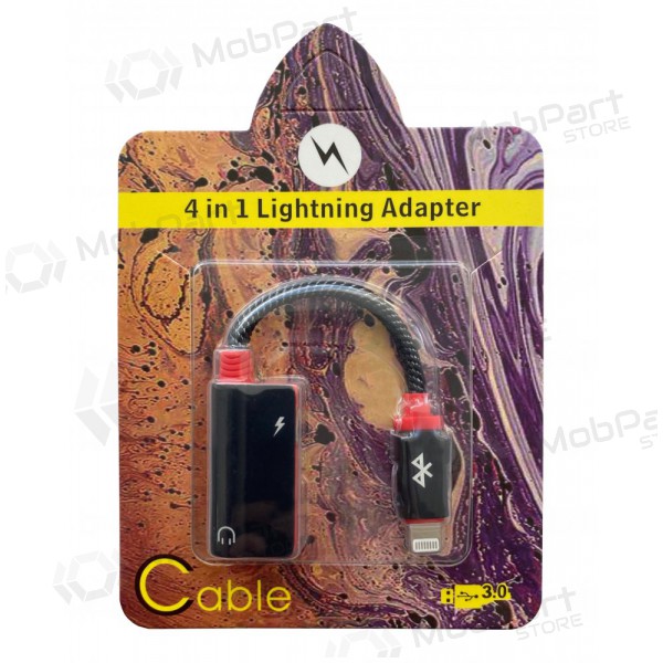 Adapter bluetooth ADP36 iš Lightning į 3,5mm (svart)