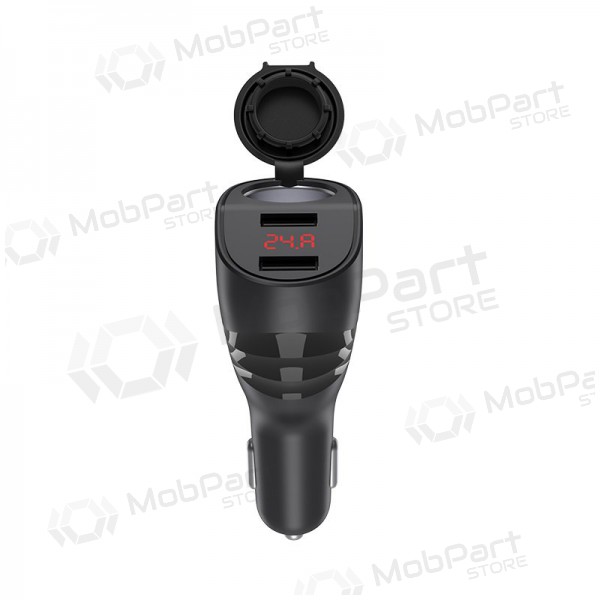 Laddare automobilinis Hoco Z34 x 2 USB (3.1A) (svart)