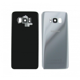 Samsung G955F Galaxy S8 Plus baksida / batterilucka silver (Arctic silver) (begagnad grade B, original)