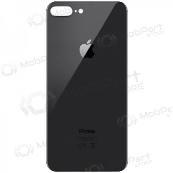 Apple iPhone 8 Plus baksida / batterilucka grå (space grey) (bigger hole for camera) Apple iPhone 8 Plus baksida / batterilucka grå (space grey) (bigger hole for camera)