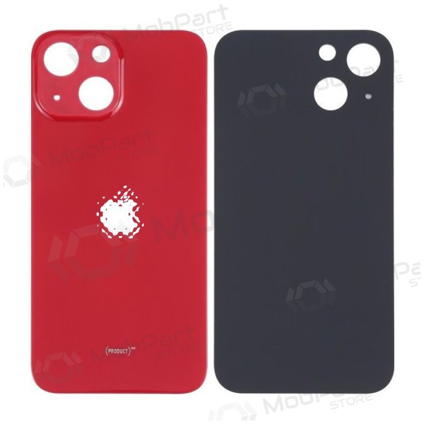 Apple iPhone 13 mini baksida / batterilucka (röd) (bigger hole for camera)