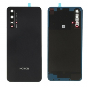 Huawei Honor 20 baksida / batterilucka svart (Midnight Black) (begagnad grade C, original)