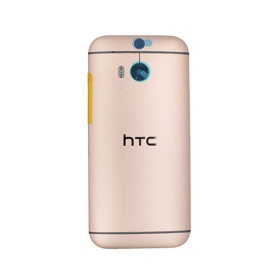 HTC One M8 baksida / batterilucka (guld) (begagnad grade A, original)