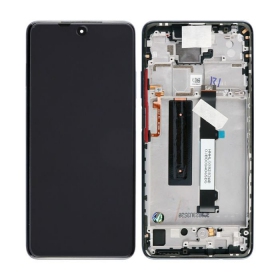Xiaomi Mi 10T Lite 5G skärm (Pearl Gray / Tarnish) (med ram) (service pack) (original)