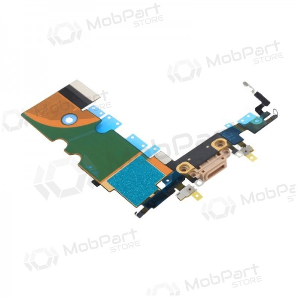 Apple iPhone 8 / SE 2020 laddarkontakt och mikrofon med flex (guld) Apple iPhone 8 / SE 2020 laddarkontakt och mikrofon med flex (guld)
