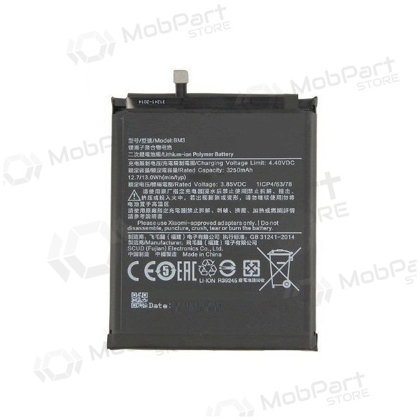 Xiaomi Mi 8 Lite batteri / ackumulator (BM3J) (3350mAh)