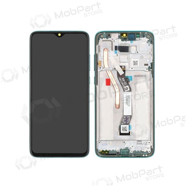 Xiaomi Redmi Note 8 Pro skärm (grön) (med ram) (service pack) (original)