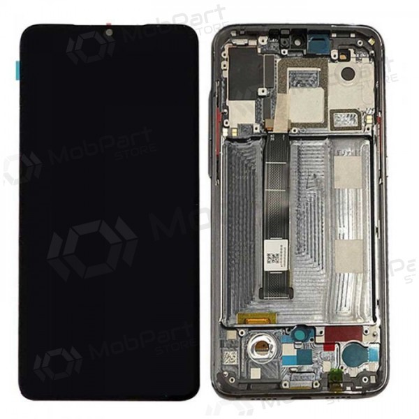 Xiaomi Mi 9 skärm (svart) (med ram) (original) Xiaomi Mi 9 skärm (svart) (med ram) (original)