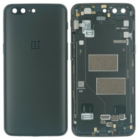 OnePlus 5 baksida / batterilucka grå (Slate Gray) (begagnad grade C, original)