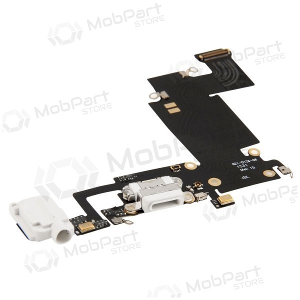 Apple iPhone 6S Plus laddarkontakt och mikrofon med flex (vit)