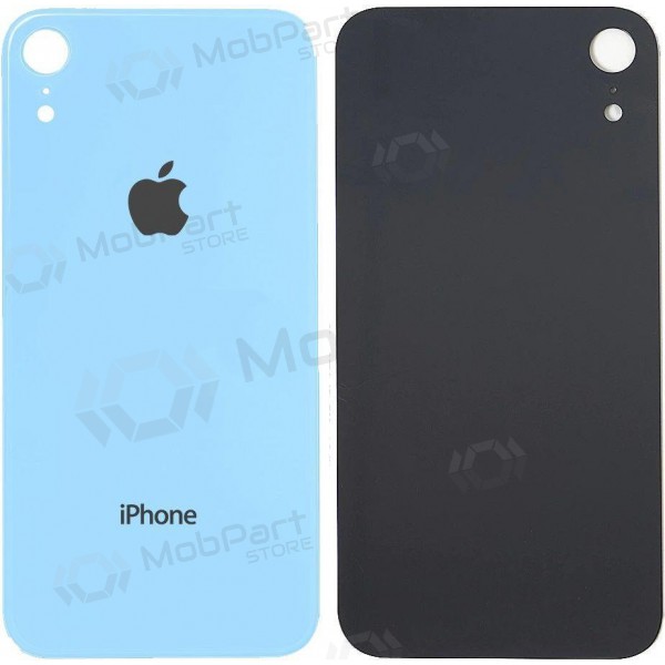 Apple iPhone XR baksida / batterilucka (blå) (bigger hole for camera)