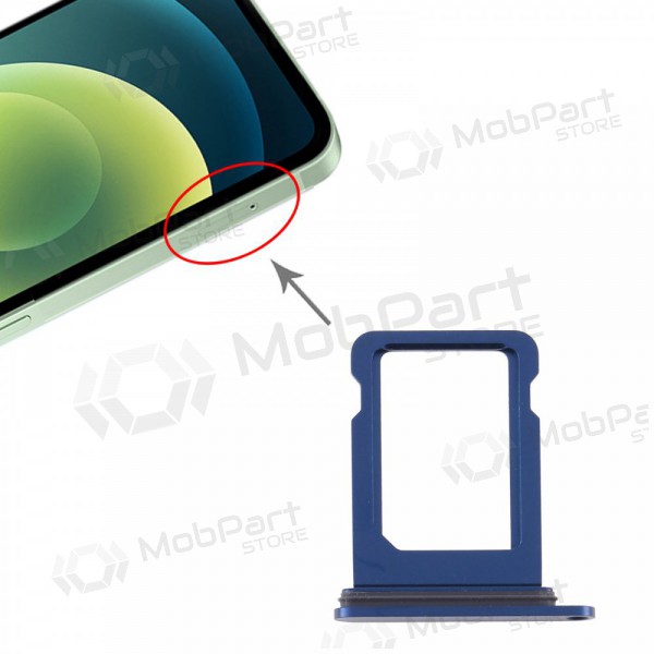 Apple iPhone 12 SIM korthållare (blå)