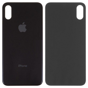 Apple iPhone XS baksida / batterilucka grå (space grey) (bigger hole for camera)