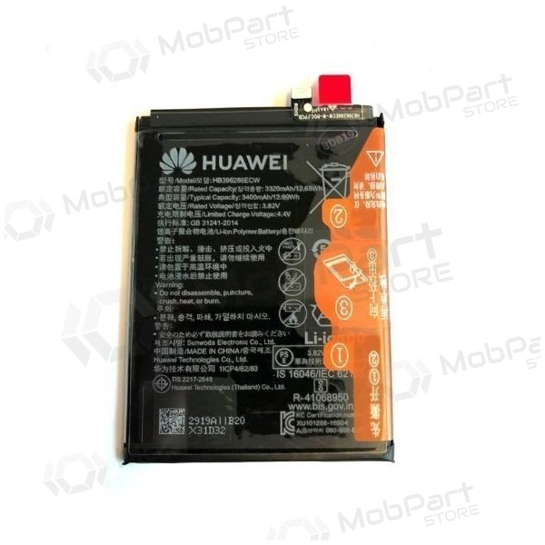 Huawei P Smart 2019 / Honor 10 Lite batteri / ackumulator (HB396286ECW) (3400mAh) (service pack) (original)